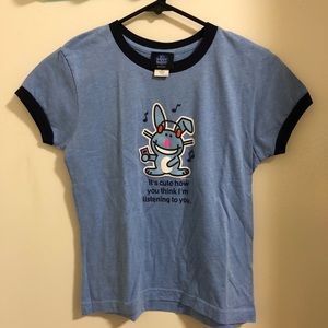 Happy Bunny tee bundle (five tees in total)